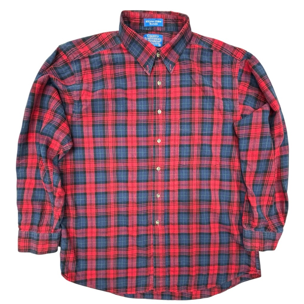 Pendleton- Vintage Plaid Button Down- XL- Like‎ new!!!